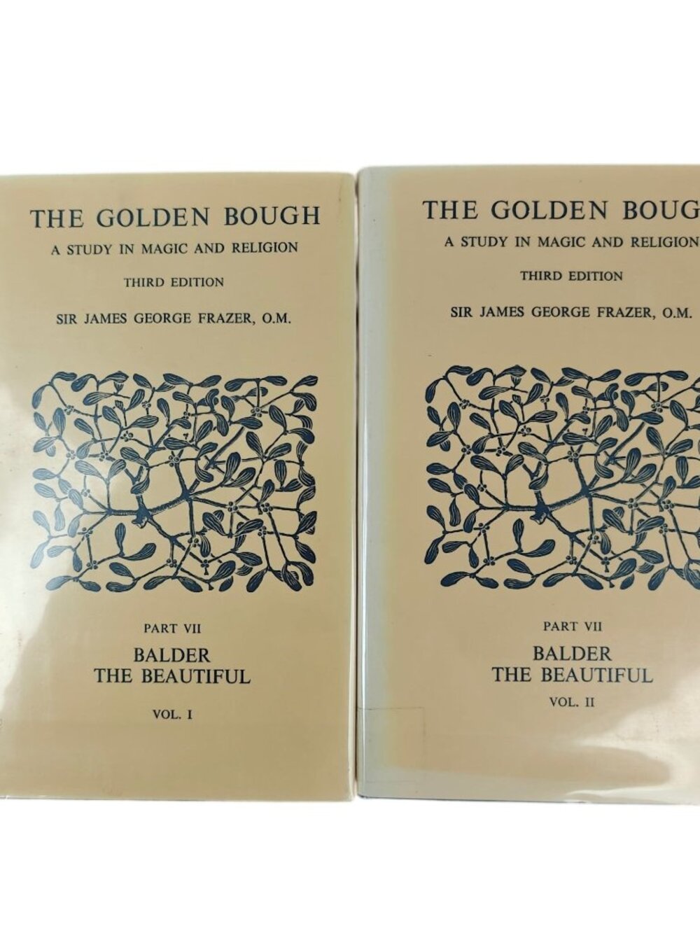 The Golden Bough Part VII Volumes I and II Balder The Beautiful J.G. Frazer HCs